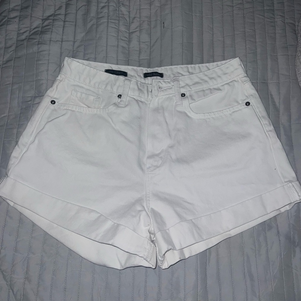 New White Jean Shorts from Wild Fable